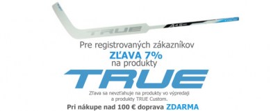TRUE, BAUER, CCM, brankárske, hokejky, senior, junior, yth